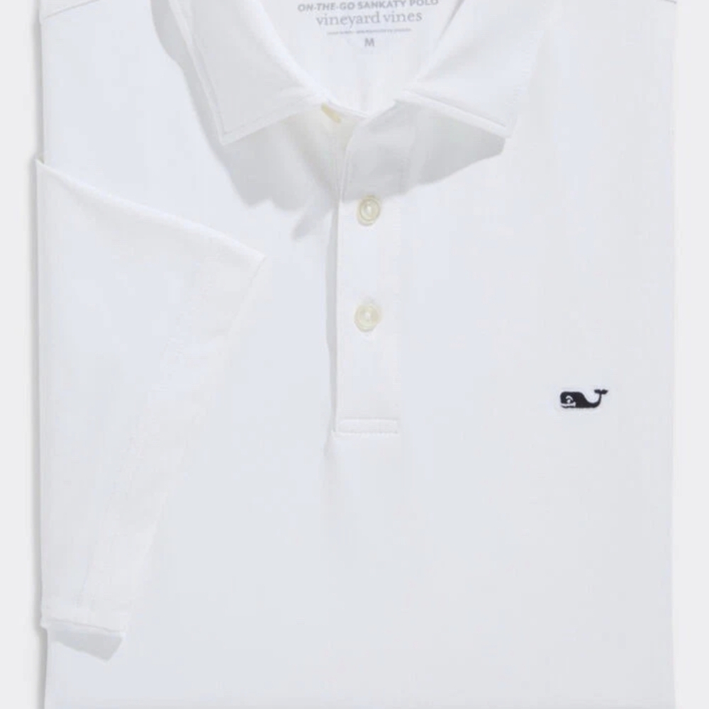 Vineyard Vines Men's White Polo Shirt